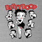Betty Boop Hearts And Stars Poses Men's Hooded Sweatshirt