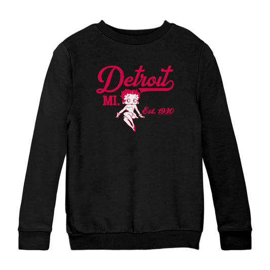 Betty Boop Detroit MI. Est 1930 Kids Sweatshirt
