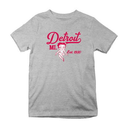Betty Boop Detroit MI. Est 1930 Kids T-Shirt