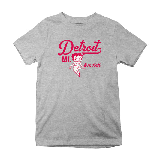 Betty Boop Detroit MI. Est 1930 Kids T-Shirt
