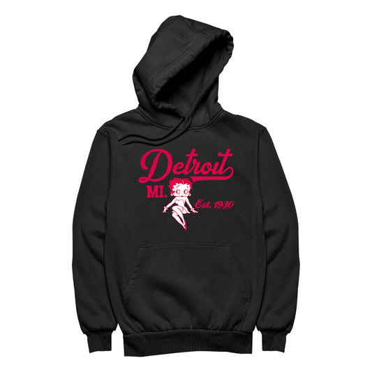 Betty Boop Detroit MI. Est 1930 Men's Hooded Sweatshirt
