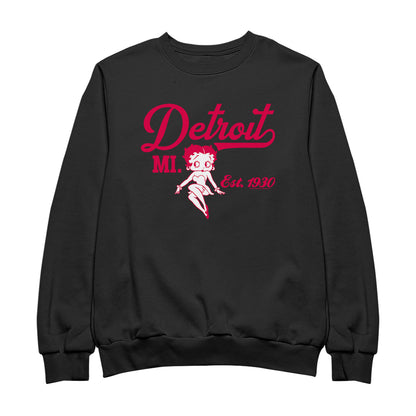 Betty Boop Detroit MI. Est 1930 Men's Sweatshirt