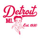 Betty Boop Detroit MI. Est 1930 Men's Sweatshirt