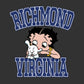 Betty Boop Richmond Virginia Kids Hooded Sweatshirt