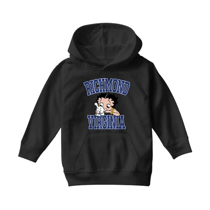 Betty Boop Richmond Virginia Kids Hooded Sweatshirt