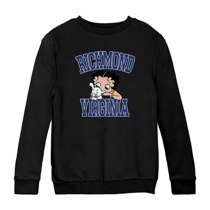 Betty Boop Richmond Virginia Kids Sweatshirt