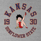 Betty Boop Kansas Sunflower State Kids Sweatshirt