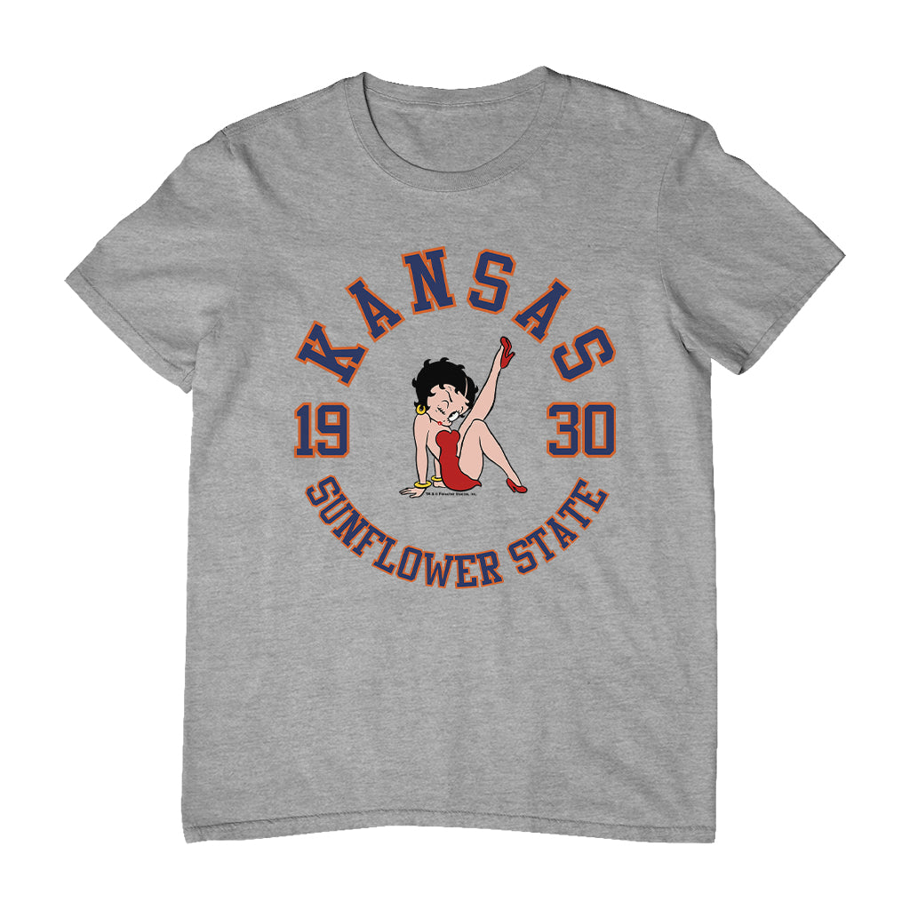Betty Boop Kansas Sunflower State Men's T-Shirt
