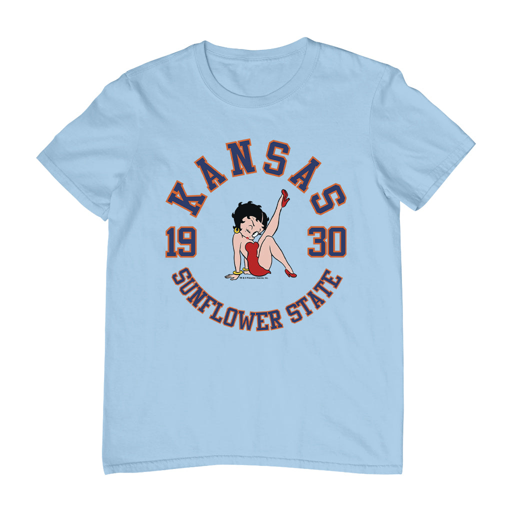 Betty Boop Kansas Sunflower State Men's T-Shirt