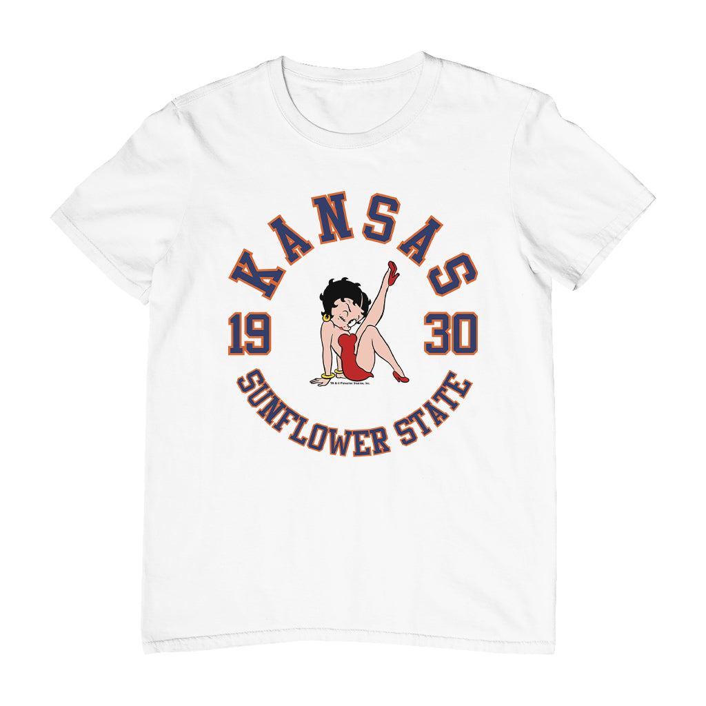 Betty Boop Kansas Sunflower State Men's T-Shirt