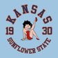 Betty Boop Kansas Sunflower State Kids Sweatshirt