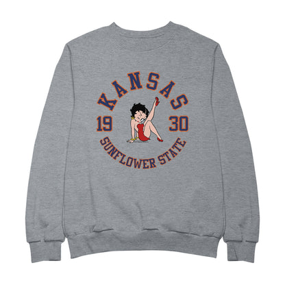 Betty Boop Kansas Sunflower State Women's Sweatshirt