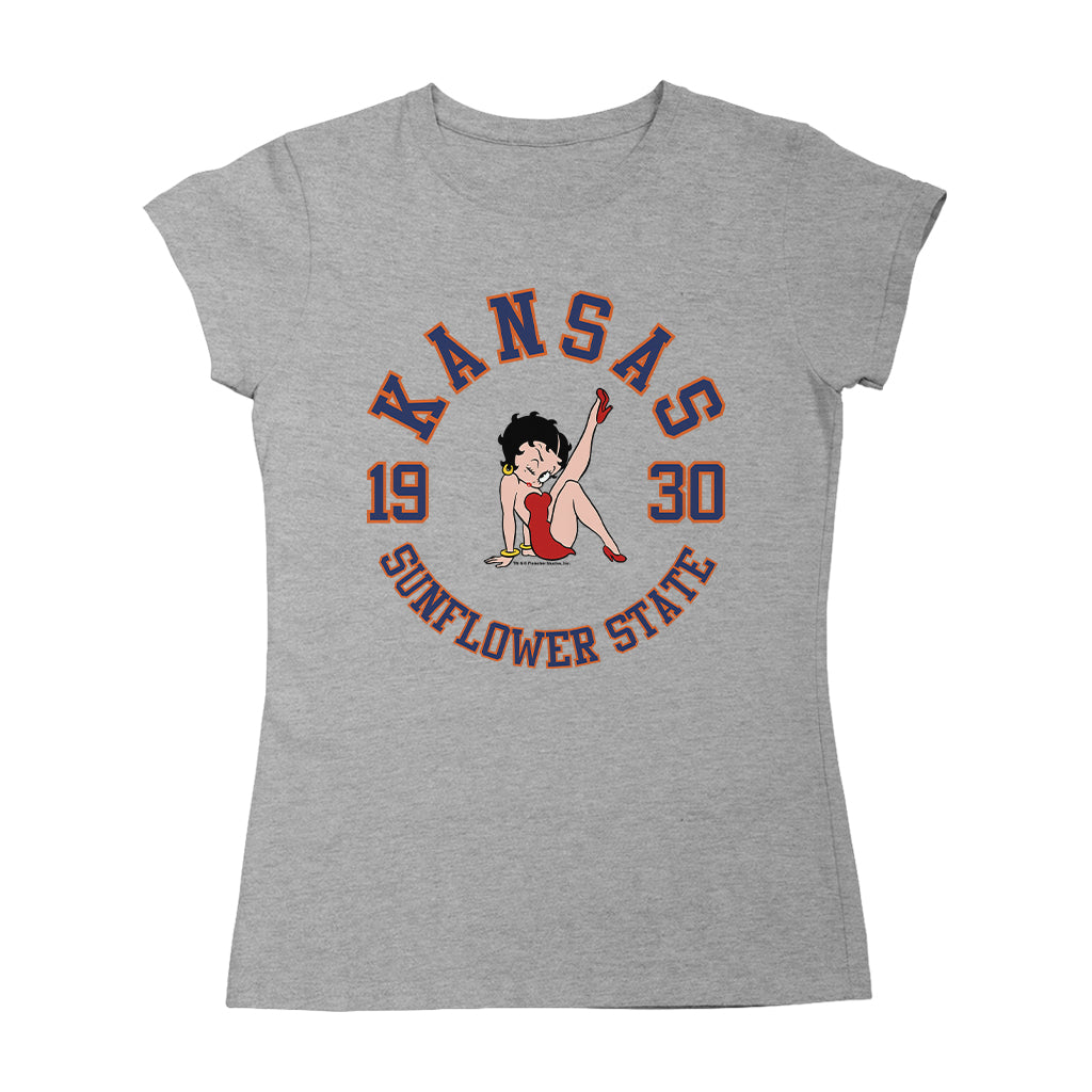 Betty Boop Kansas Sunflower State Women's T-Shirt