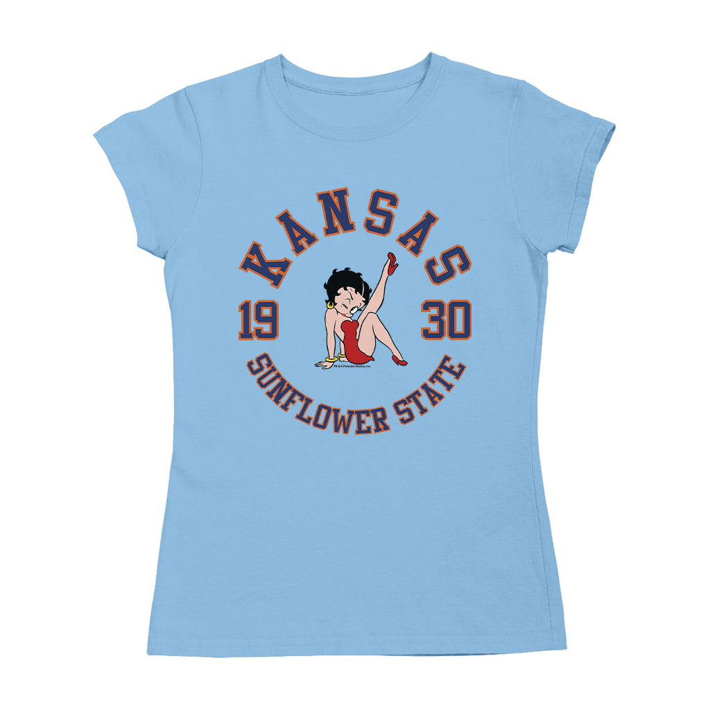Betty Boop Kansas Sunflower State Women's T-Shirt