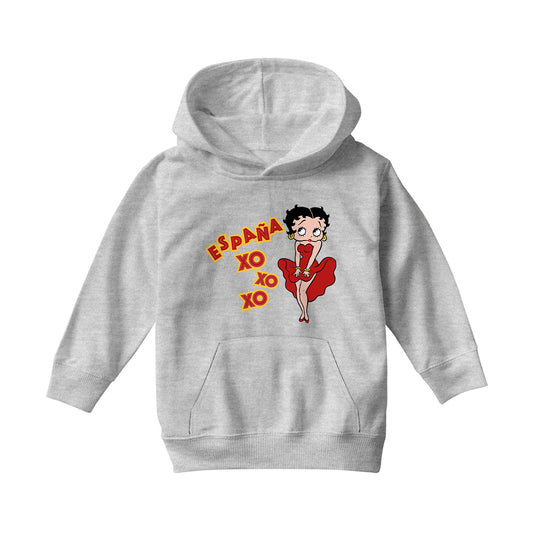 Betty Boop Espana XO XO XO Kids Hooded Sweatshirt