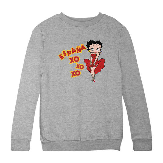 Betty Boop Espana XO XO XO Kids Sweatshirt
