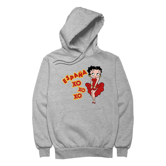 Betty Boop Espana XO XO XO Men's Hooded Sweatshirt