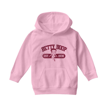 Betty Boop Est. 1930 Varsity Style Kids Hooded Sweatshirt