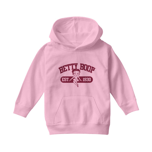 Betty Boop Est. 1930 Varsity Style Kids Hooded Sweatshirt