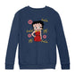 Betty Boop Hola XO Kisses Spain Flag Kids Sweatshirt
