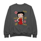 Betty Boop Hola XO Kisses Spain Flag Men's Sweatshirt