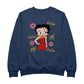 Betty Boop Hola XO Kisses Spain Flag Men's Sweatshirt