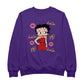 Betty Boop Hola XO Kisses Spain Flag Men's Sweatshirt