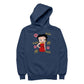 Betty Boop Hola XO Kisses Spain Flag Women's Hooded Sweatshirt