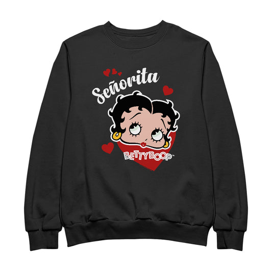 Betty Boop Senorita Hearts Men's Sweatshirt
