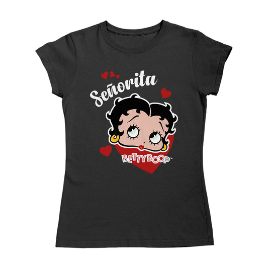 Betty Boop Senorita Hearts Women's T-Shirt