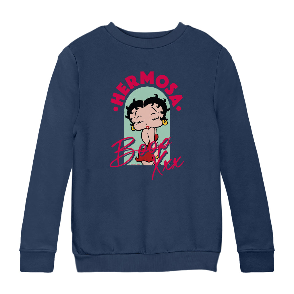 Betty Boop Hermosa Boop Kids Sweatshirt