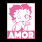 Betty Boop Amor Wink Kiss Men's Sweatshirt