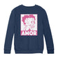 Betty Boop Amor Wink Kiss Kids Sweatshirt