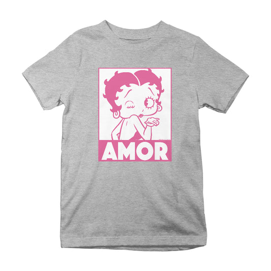 Betty Boop Amor Wink Kiss Kids T-Shirt