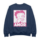 Betty Boop Amor Wink Kiss Men's Sweatshirt