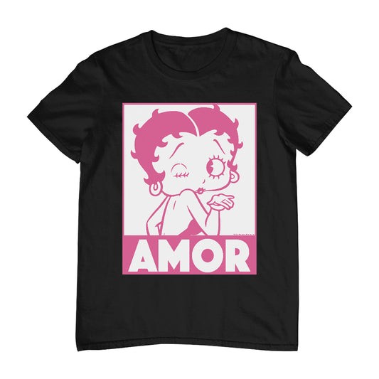 Betty Boop Amor Wink Kiss Men's T-Shirt