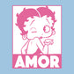 Betty Boop Amor Wink Kiss Men's Sweatshirt