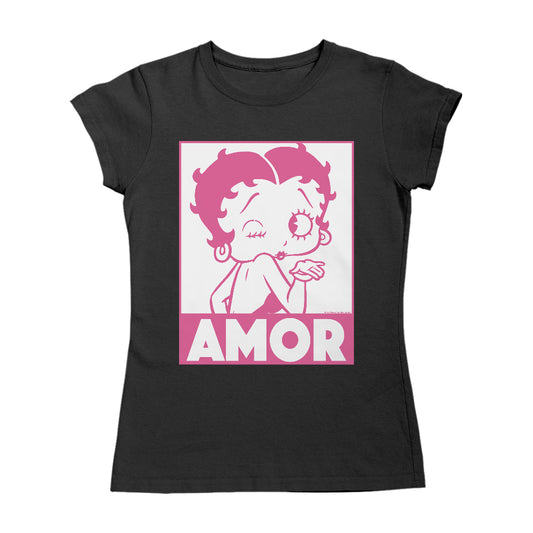 Betty Boop Amor Wink Kiss Women's T-Shirt