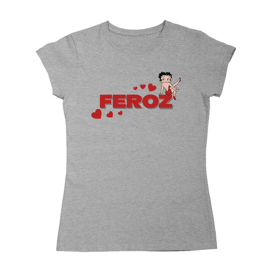 Betty Boop Feroz Hearts Women's T-Shirt
