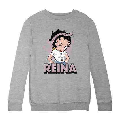 Betty Boop Reina Hair Tie Kids Sweatshirt
