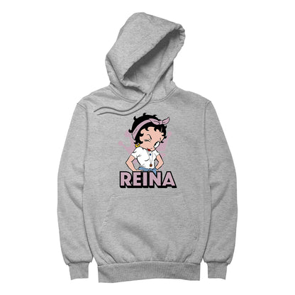 Betty Boop Reina Hair Tie Men's Hooded Sweatshirt