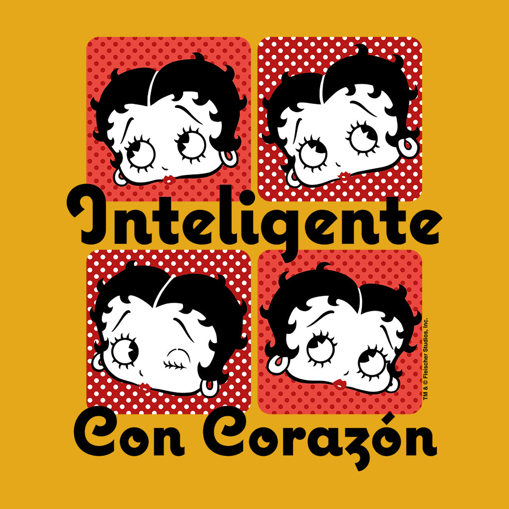 Betty Boop Inteligente Con Corazon Kids T-Shirt