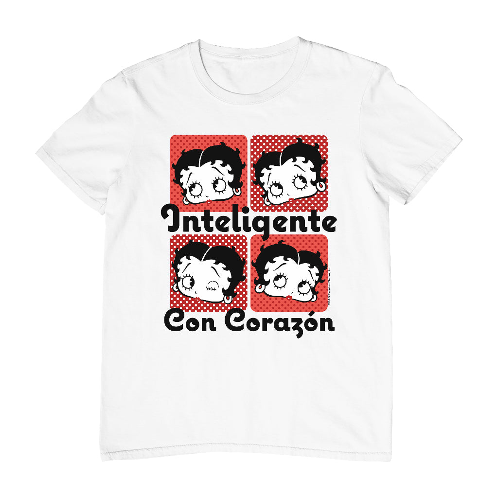 Betty Boop Inteligente Con Corazon Men's T-Shirt