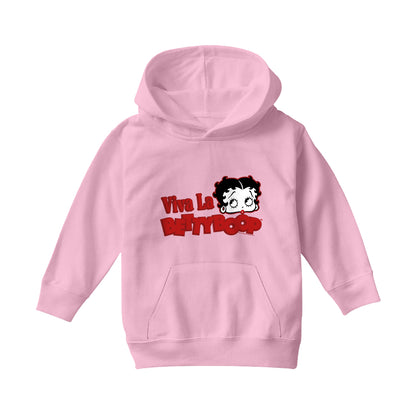 Betty Boop Viva La Betty Boop Kids Hooded Sweatshirt