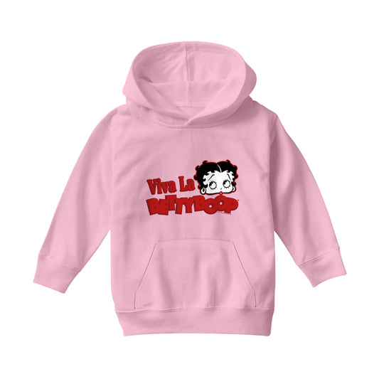 Betty Boop Viva La Betty Boop Kids Hooded Sweatshirt