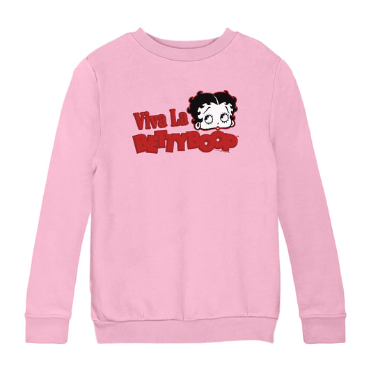 Betty Boop Viva La Betty Boop Kids Sweatshirt