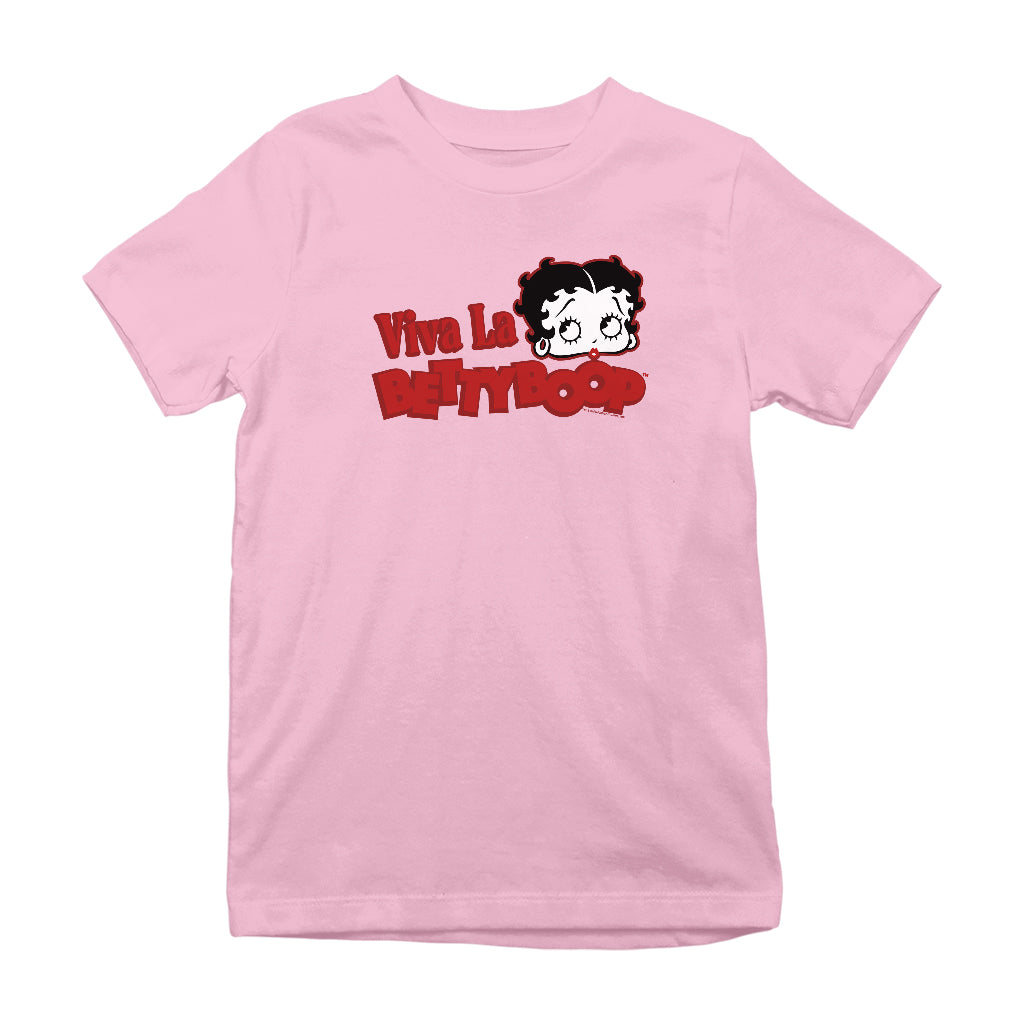 Betty Boop Viva La Betty Boop Kids T-Shirt