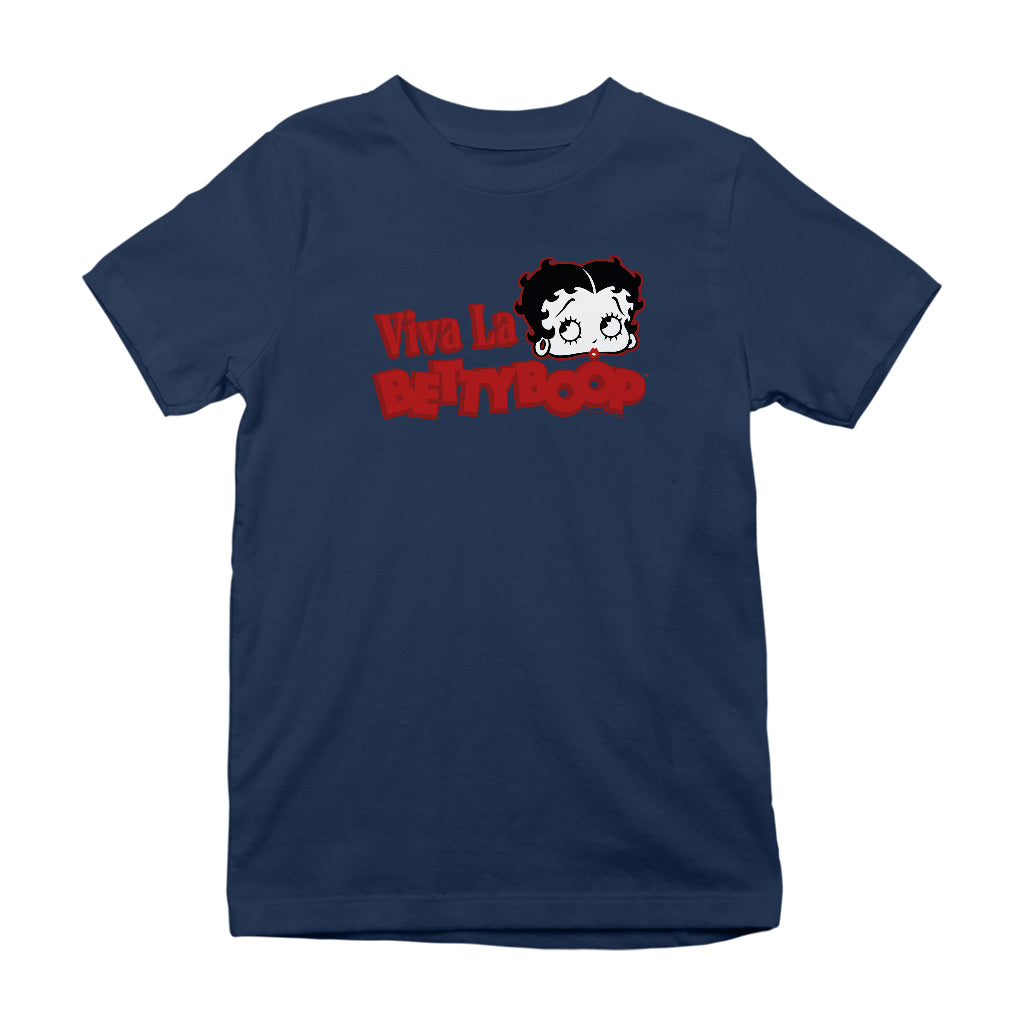 Betty Boop Viva La Betty Boop Kids T-Shirt