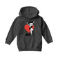 Betty Boop Ole Heart Pose Kids Hooded Sweatshirt