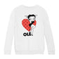 Betty Boop Ole Heart Pose Kids Sweatshirt
